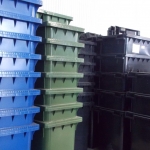 Commercial recycling bin